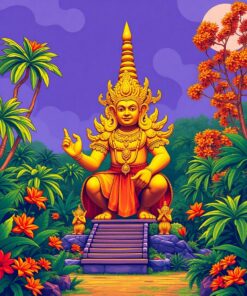 Jungle Deity Paint Numbers