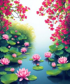 Garden Waters Paint Numbers