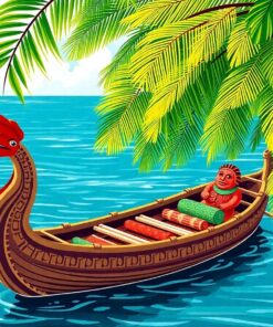 Muisca Raft Paint Numbers