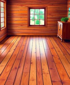Gleaming Vintage Wood Floor Paint By Numbers