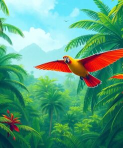 Tropical Canopy Paint Numbers