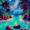Night Shore Paint Numbers