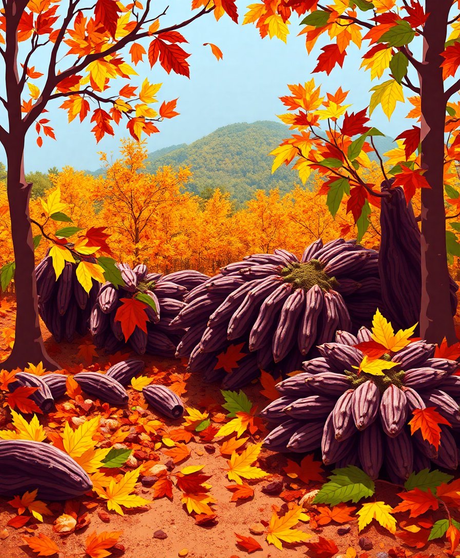 Cacao Harvest Paint Numbers Cacao Harvest Paint Numbers