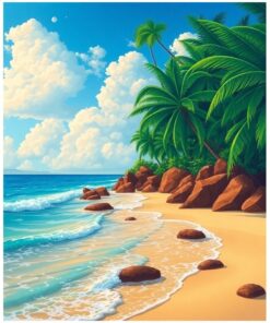 Tropical Waves Paint Numbers