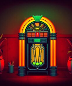 Lounge Jukebox Paint Numbers