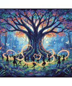 Glowing Banyan Dance Party Paint By Numbers