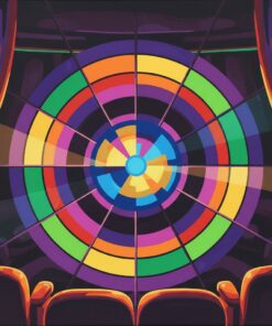 Glowing Cinema Countdown Timer Paint By Numbers