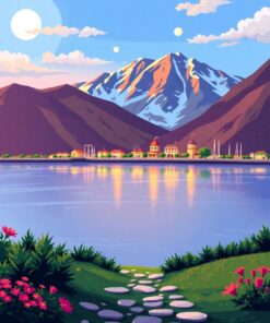 Railway Night Paint Numbers