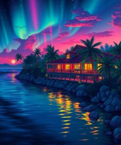 Tropical Coast Paint Numbers