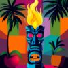 Tiki Flame Paint Numbers