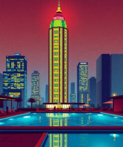 Tower Pool Paint Numbers