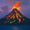 Volcanic Peak Paint Numbers