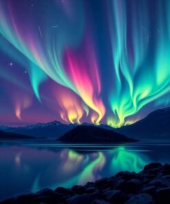 Midnight Ribbons Paint Numbers