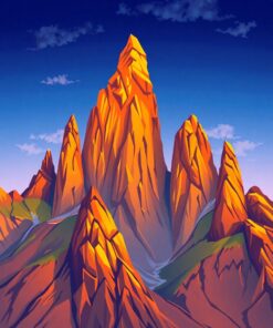 Rock Spires Paint Numbers