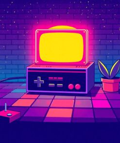 Retro Console Paint Numbers