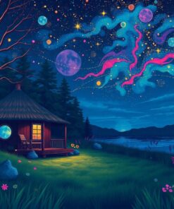 Retro Night Paint Numbers