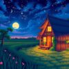 Summer Night Paint Numbers
