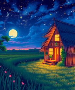 Summer Night Paint Numbers