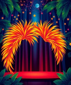 Stage Plumes Paint Numbers