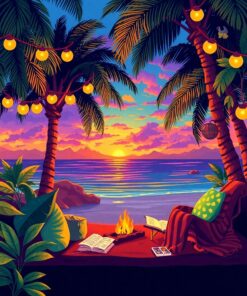 Island Parchment Paint Numbers