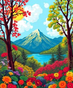 Lava Flow Paint Numbers