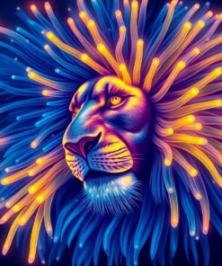 Lions Mane Paint Numbers