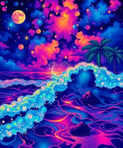 Night Surf Paint Numbers