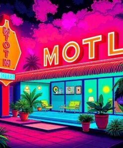 Pulp Motel Paint Numbers