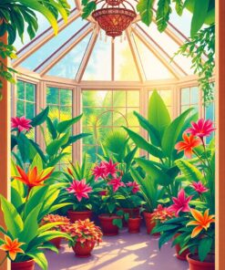 Sunroom Flora Paint Numbers