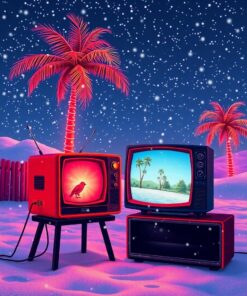 Television Snow Paint Numbers