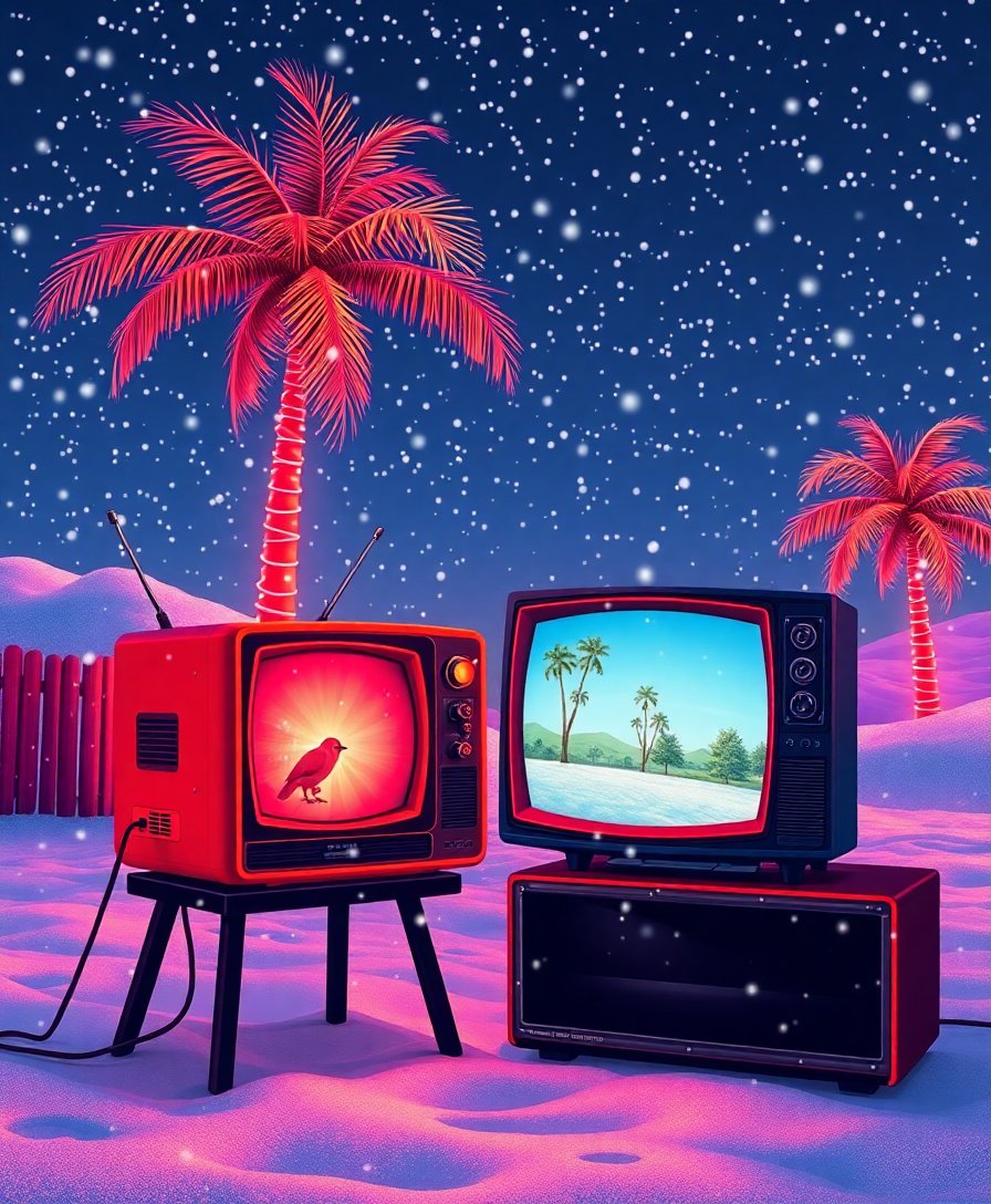 Television Snow Paint Numbers Television Snow Paint Numbers