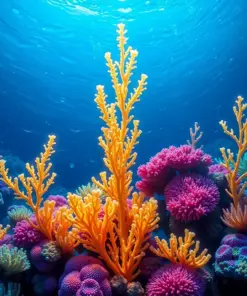 Glowing Vent Reef Life Paint By Numbers