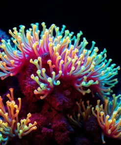 Glowing Vent Reef Life Paint By Numbers