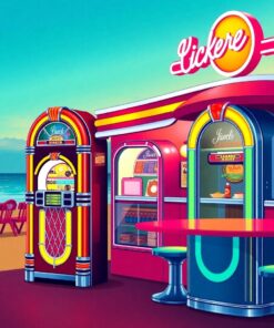 Beach Diner Paint Numbers