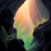 Cave Ferns Paint Numbers