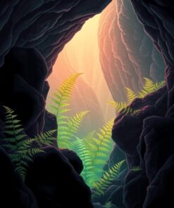 Cave Ferns Paint Numbers