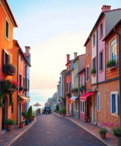 Coastal Village Paint Numbers