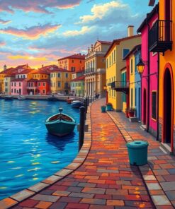 Sea Passageway Paint Numbers