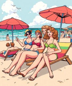 Beach Holiday Paint Numbers