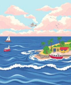 Island Airwaves Paint Numbers