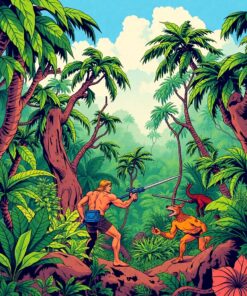 Jungle Skirmish Paint Numbers