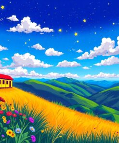 Tropical Globe Paint Numbers