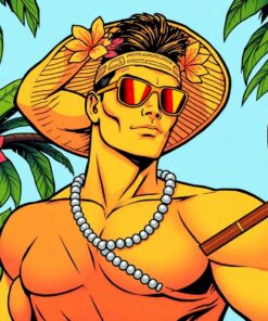 Tropical Hero Paint Numbers