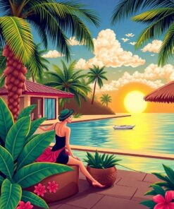 Tropical Set Paint Numbers