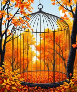 Realistic Cage Paint Numbers