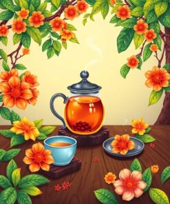 Brew Teak Paint Numbers