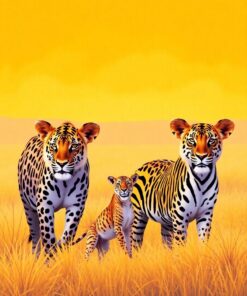 Safari Beasts Paint Numbers