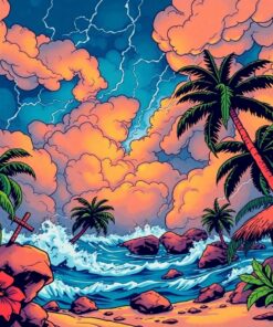 Tropical Storm Paint Numbers