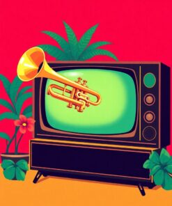 Tropical Trumpet Paint Numbers