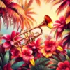 Golden Era Tropical Trumpet Paint By Numbers